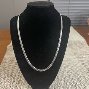 New 925 sterling silver 18” chain stamped, beautiful, unisex